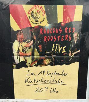 Raucous Red Roosters in der Kutscherstube 19.09.2026